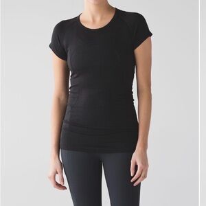 lululemon swiftly, tech, short sleeve crew Black Sz 12